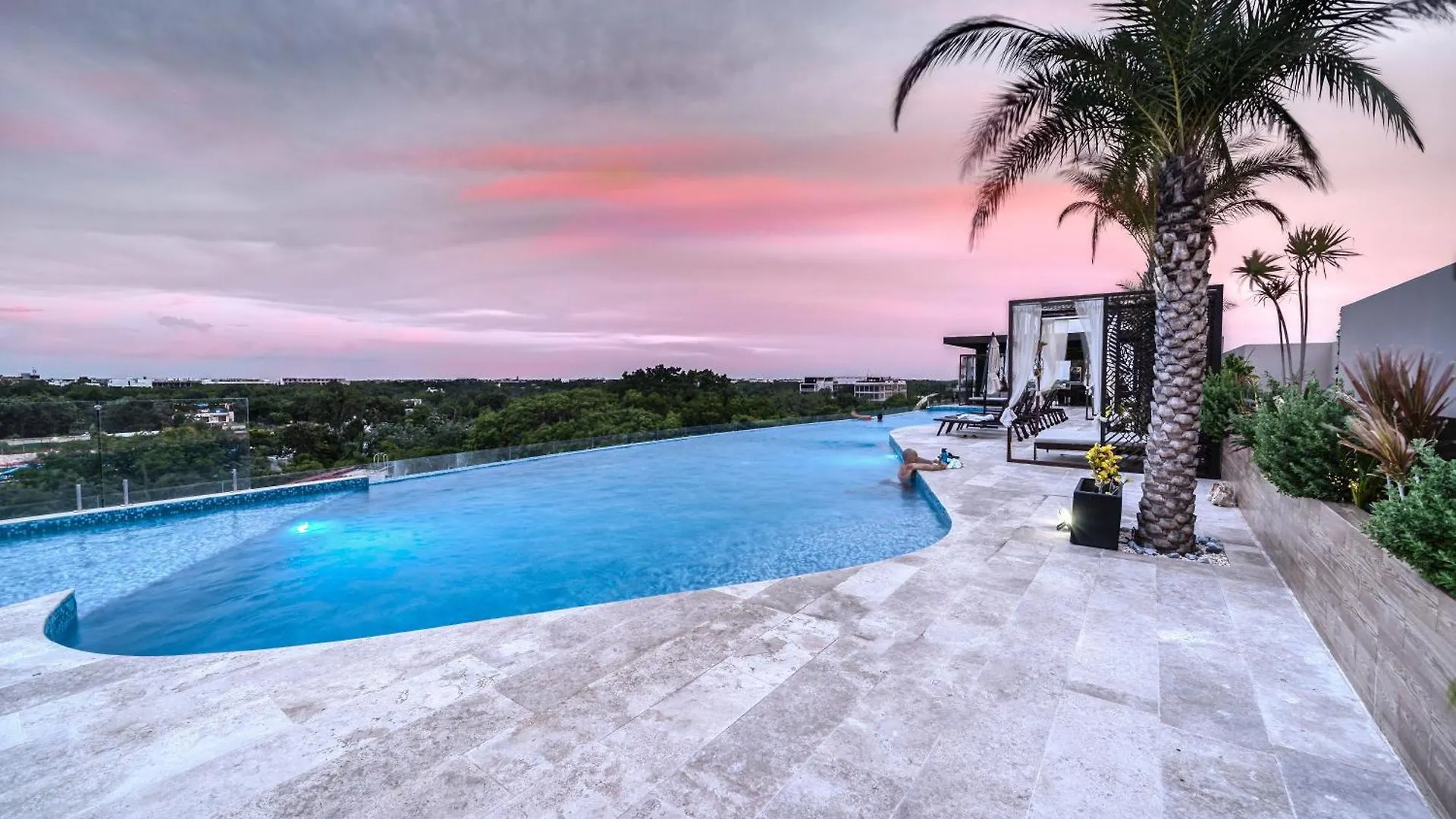 Fast-Wifi Sunset Studio Tulum With Rooftop And Pool Spa Apartament