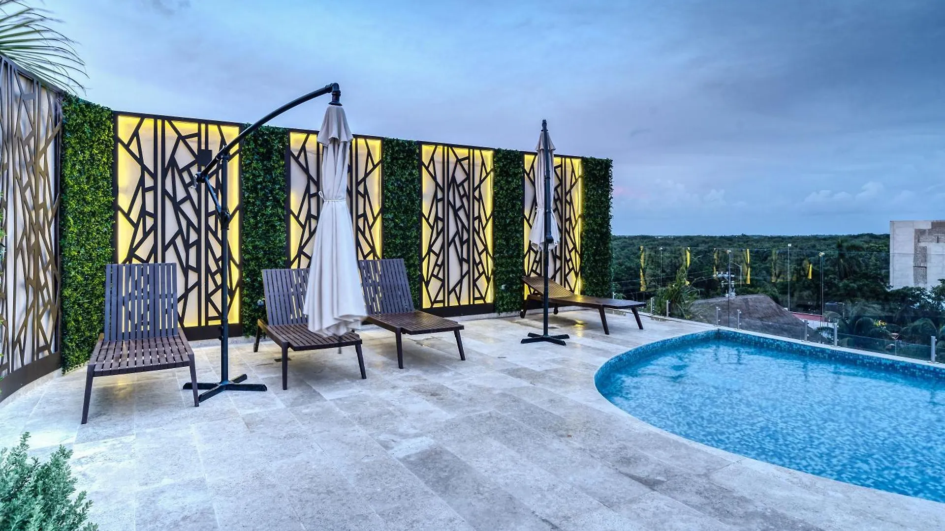 Fast-Wifi Sunset Studio Tulum With Rooftop And Pool Spa Apartment